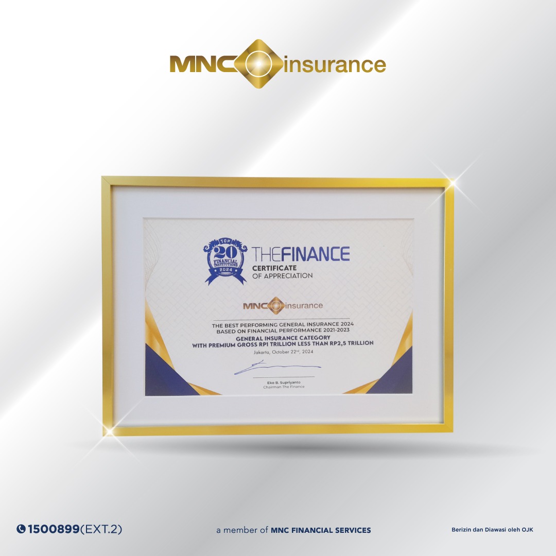 The Best Performing General Insurance 2024 Based on Financial Performance 2021-2023 With Premium Gross IDR 1 Trillion Less Than IDR 2,5 Trillion